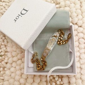 Dior aged tone bracelet brand new (sealed)